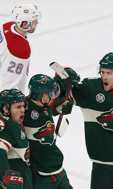 Dumba scores twice, Wild rout Canadiens 7-1